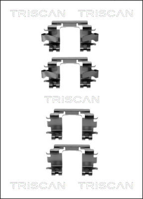 Sada príslużenstva oblożenia kotúčovej brzdy TRISCAN