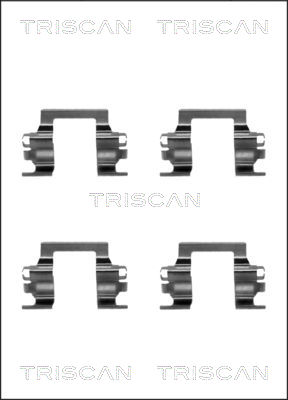 Sada príslużenstva oblożenia kotúčovej brzdy TRISCAN