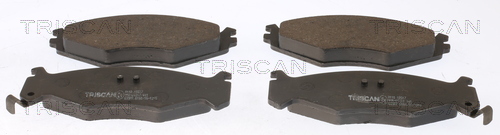 Sada brzdových platničiek kotúčovej brzdy TRISCAN