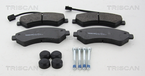 Sada brzdových platničiek kotúčovej brzdy TRISCAN