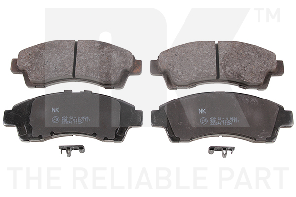 Sada brzdových platničiek kotúčovej brzdy NK