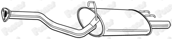 Koncový tlmič výfuku FONOS