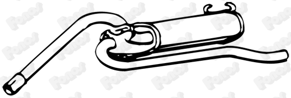 Koncový tlmič výfuku FONOS