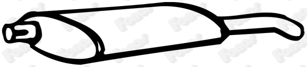 Koncový tlmič výfuku FONOS