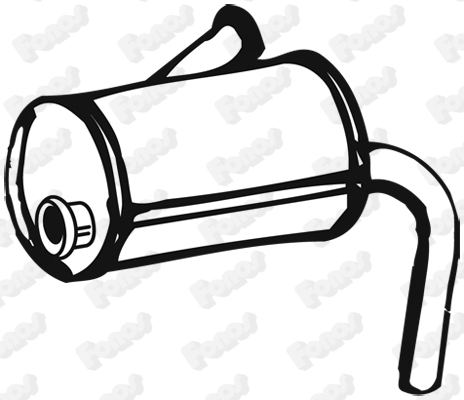 Predný tlmič výfuku FONOS