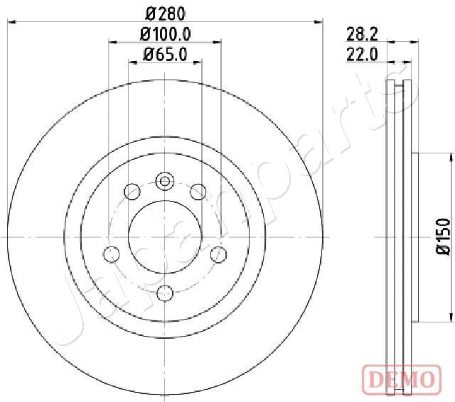 Brzdový kotúč JAPANPARTS