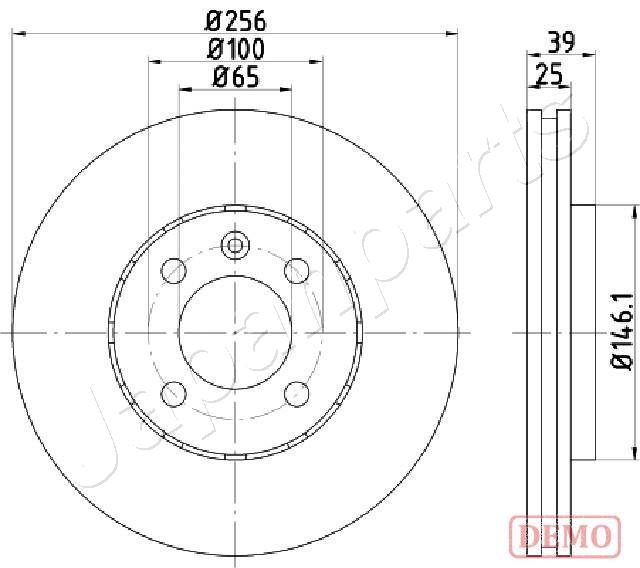 Brzdový kotúč JAPANPARTS