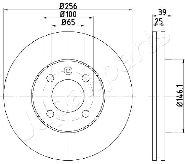 Brzdový kotúč JAPANPARTS