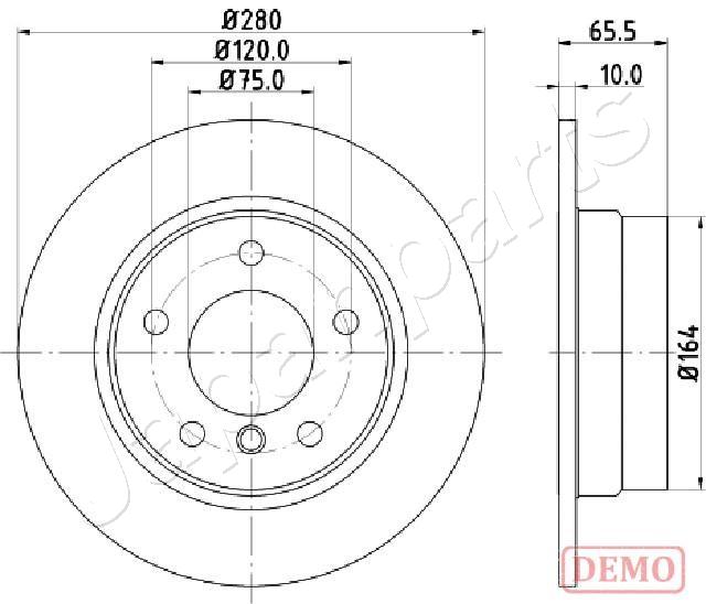 Brzdový kotúč JAPANPARTS