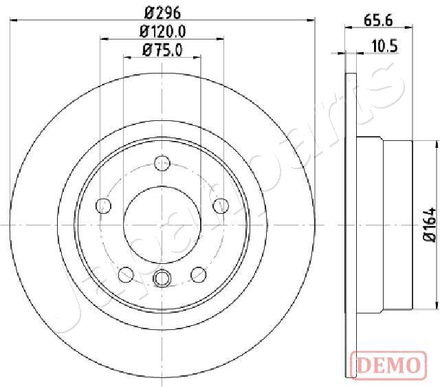 Brzdový kotúč JAPANPARTS