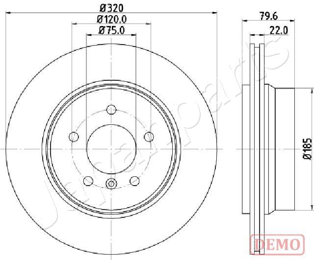 Brzdový kotúč JAPANPARTS