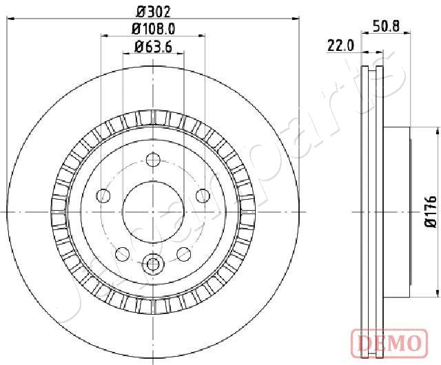 Brzdový kotúč JAPANPARTS