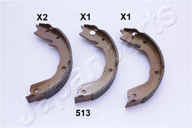 Sada brzd. čeľustí parkov. brzdy JAPANPARTS