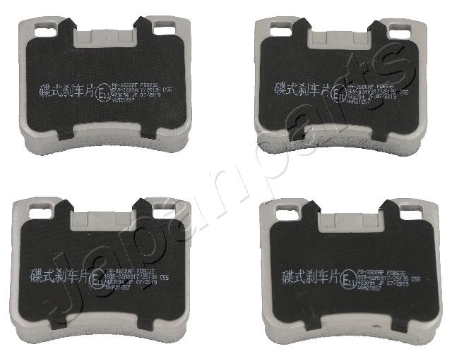 Sada brzdových platničiek kotúčovej brzdy JAPANPARTS
