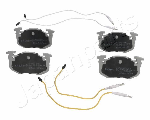 Sada brzdových platničiek kotúčovej brzdy JAPANPARTS