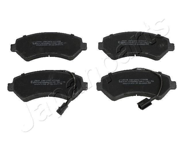 Sada brzdových platničiek kotúčovej brzdy JAPANPARTS