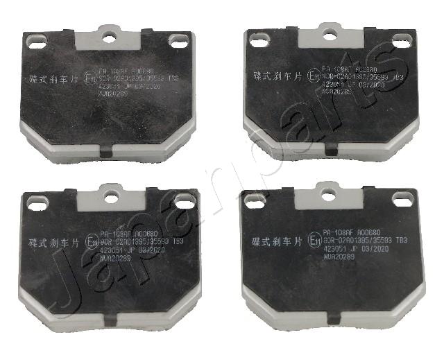 Sada brzdových platničiek kotúčovej brzdy JAPANPARTS