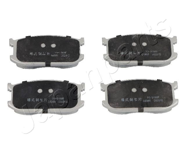 Sada brzdových platničiek kotúčovej brzdy JAPANPARTS