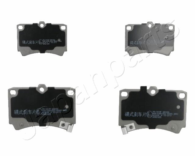 Sada brzdových platničiek kotúčovej brzdy JAPANPARTS