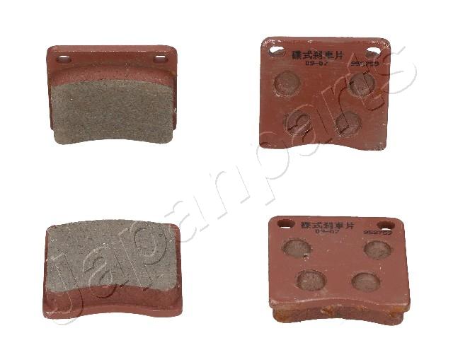 Sada brzdových platničiek kotúčovej brzdy JAPANPARTS
