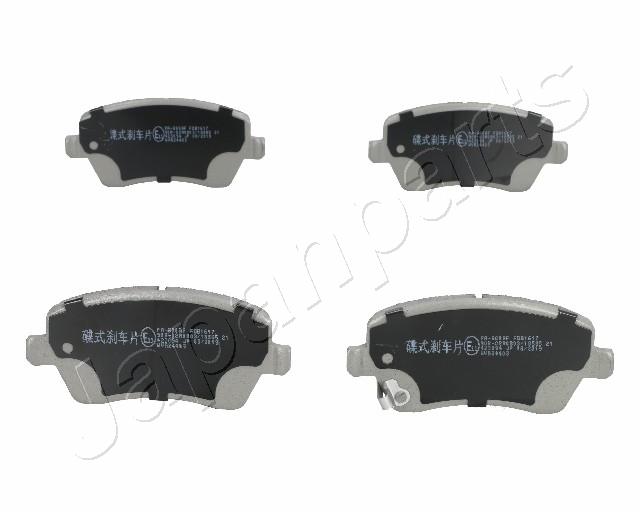 Sada brzdových platničiek kotúčovej brzdy JAPANPARTS