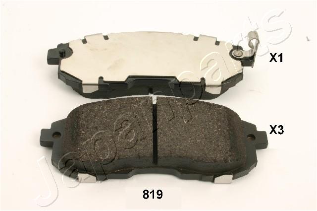Sada brzdových platničiek kotúčovej brzdy JAPANPARTS