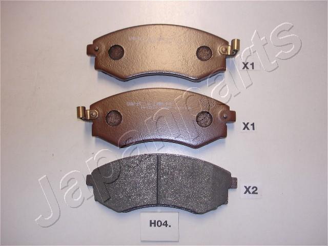 Sada brzdových platničiek kotúčovej brzdy JAPANPARTS