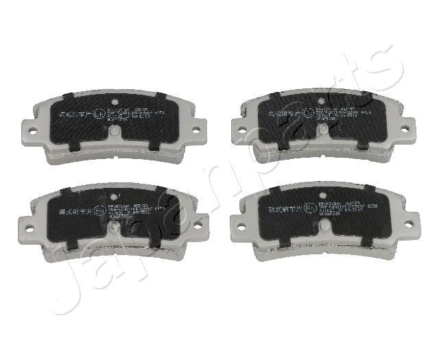 Sada brzdových platničiek kotúčovej brzdy JAPANPARTS