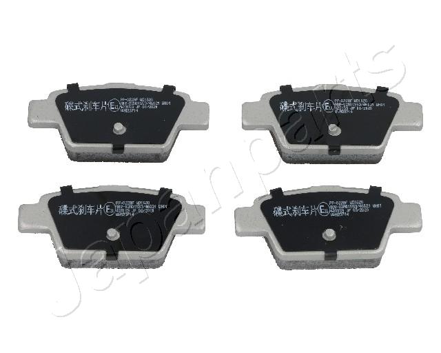 Sada brzdových platničiek kotúčovej brzdy JAPANPARTS