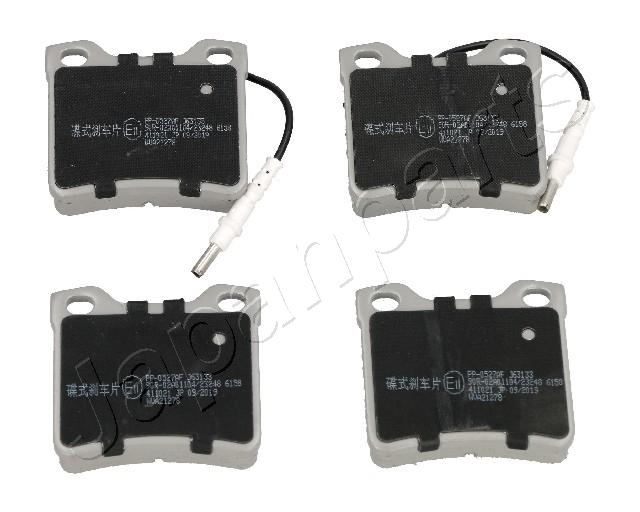 Sada brzdových platničiek kotúčovej brzdy JAPANPARTS
