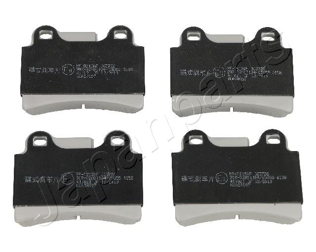 Sada brzdových platničiek kotúčovej brzdy JAPANPARTS