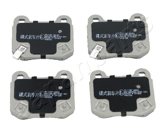 Sada brzdových platničiek kotúčovej brzdy JAPANPARTS