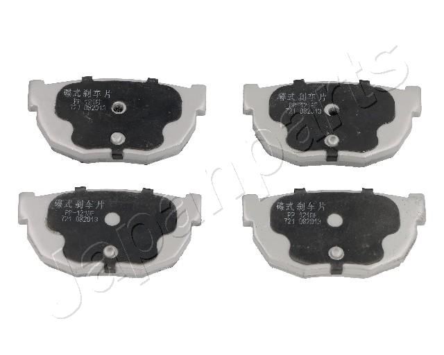 Sada brzdových platničiek kotúčovej brzdy JAPANPARTS