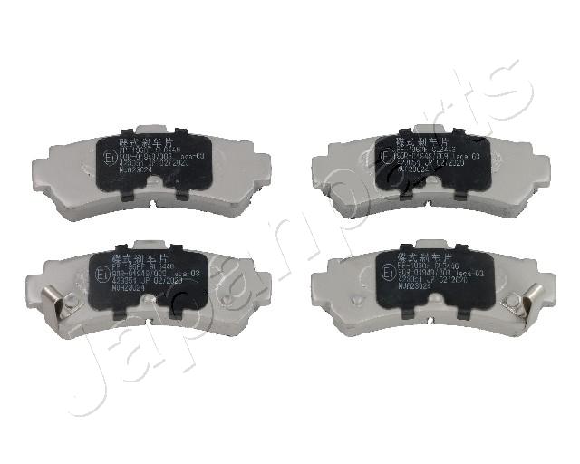 Sada brzdových platničiek kotúčovej brzdy JAPANPARTS