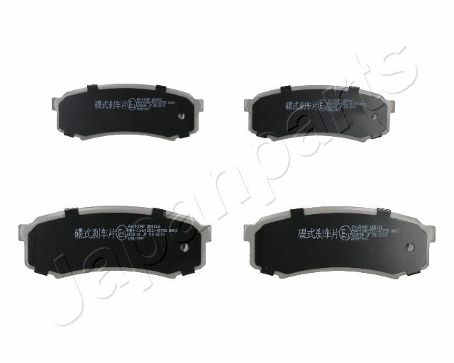 Sada brzdových platničiek kotúčovej brzdy JAPANPARTS