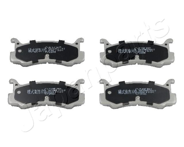 Sada brzdových platničiek kotúčovej brzdy JAPANPARTS