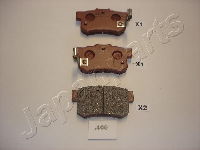 Sada brzdových platničiek kotúčovej brzdy JAPANPARTS
