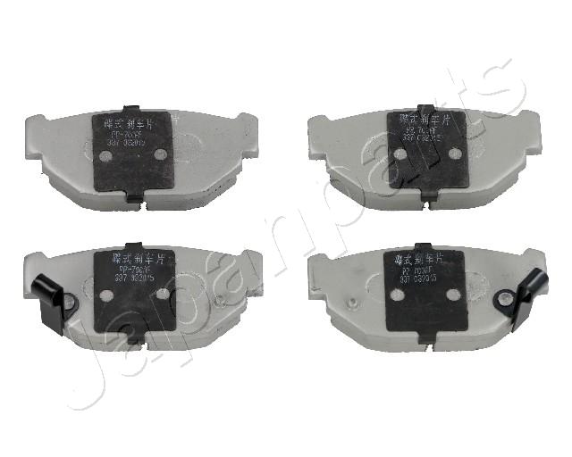 Sada brzdových platničiek kotúčovej brzdy JAPANPARTS