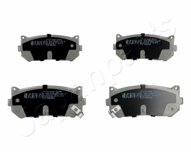Sada brzdových platničiek kotúčovej brzdy JAPANPARTS