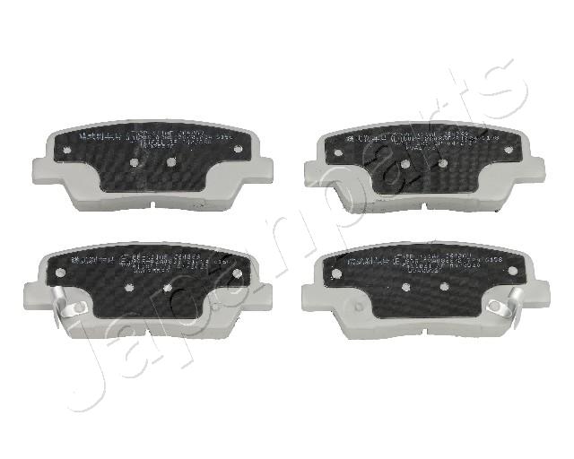 Sada brzdových platničiek kotúčovej brzdy JAPANPARTS