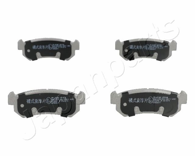 Sada brzdových platničiek kotúčovej brzdy JAPANPARTS