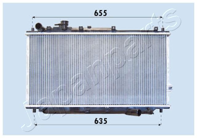Chladič motora JAPANPARTS