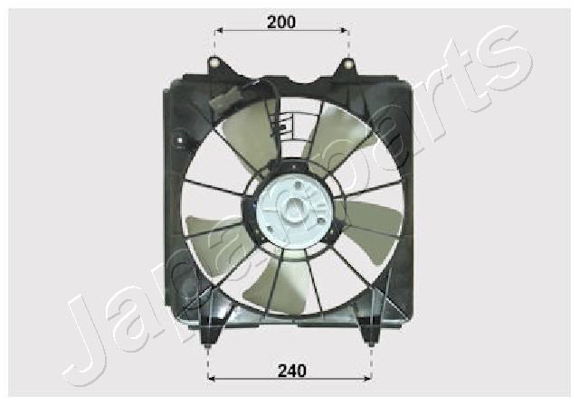 Ventilátor chladenia motora JAPANPARTS