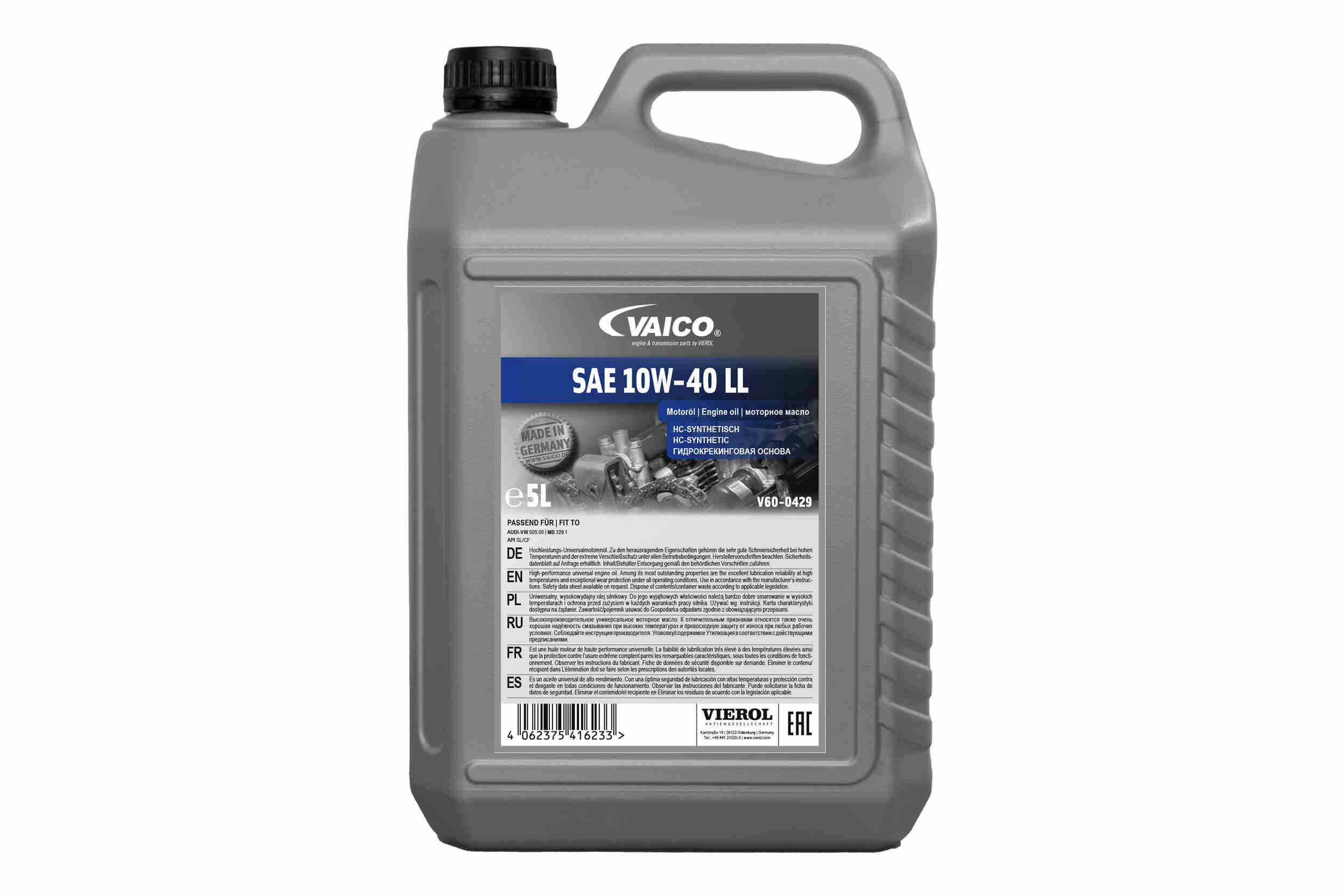 Motorový olej VAICO