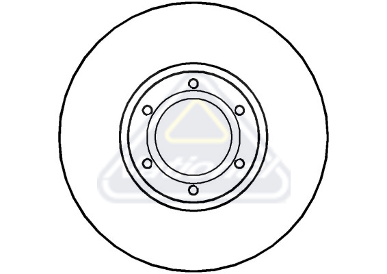 Brzdový kotúč National Auto Parts