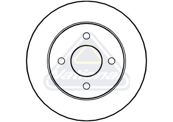 Brzdový kotúč National Auto Parts