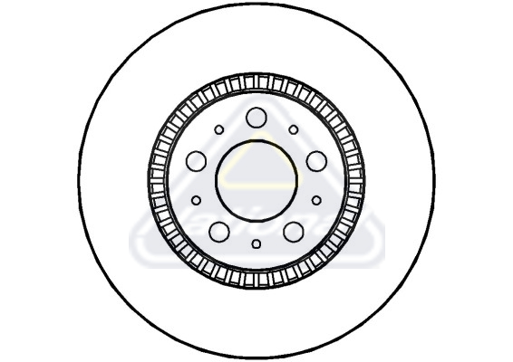 Brzdový kotúč National Auto Parts