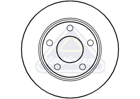 Brzdový kotúč National Auto Parts