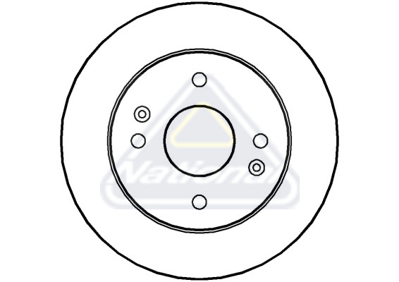 Brzdový kotúč National Auto Parts