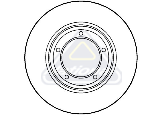 Brzdový kotúč National Auto Parts